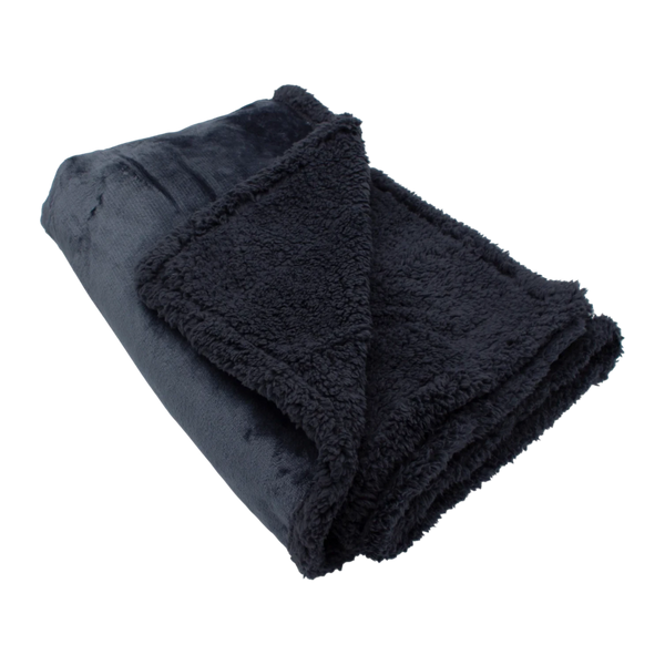 Wasserdichte Hundedecke Flanell Anthrazit