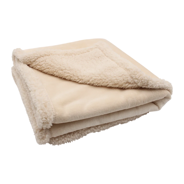 Wasserdichte Hundedecke Flanell Beige