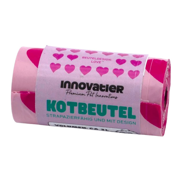 Design-Kotbeutel Love – Packung