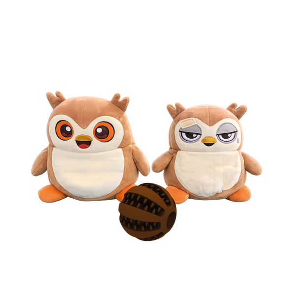 3-in-1 Überraschungs-Kuscheltier Eule 🦉