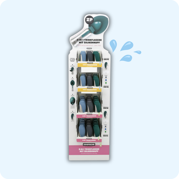 2-in-1 Trinkflaschen-Display