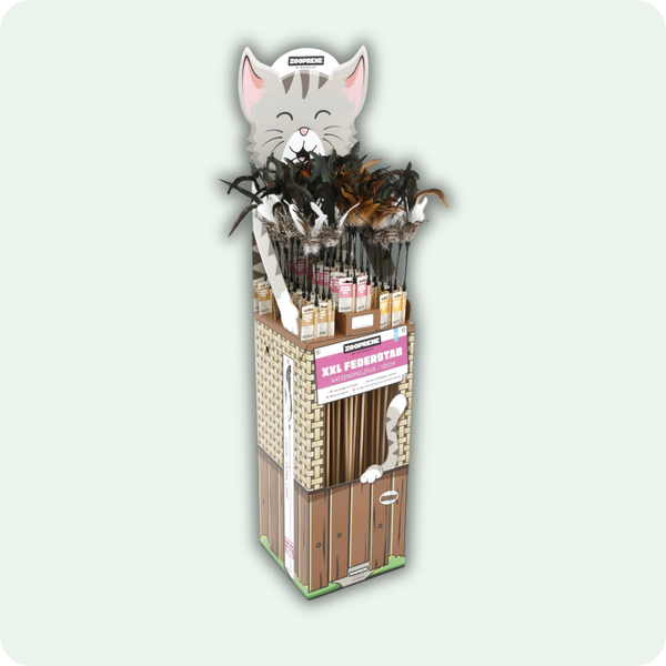 XXL Katzenfederstab-Display