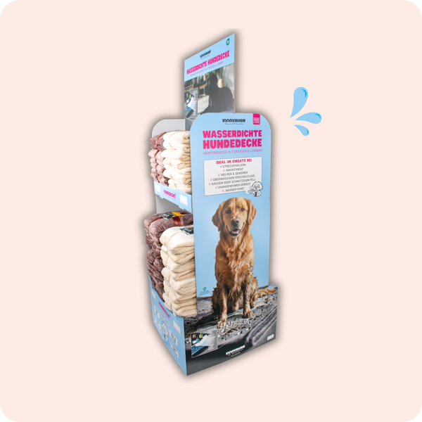 Wasserdichte Hundedecken-Display