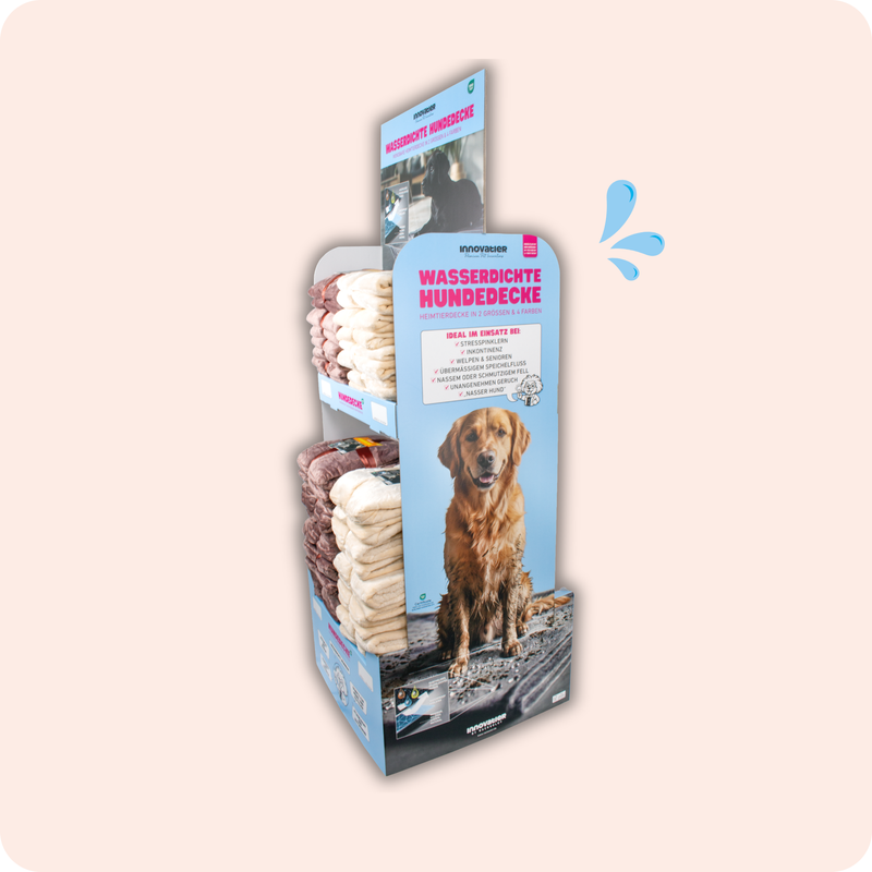 Wasserdichte Hundedecken-Display